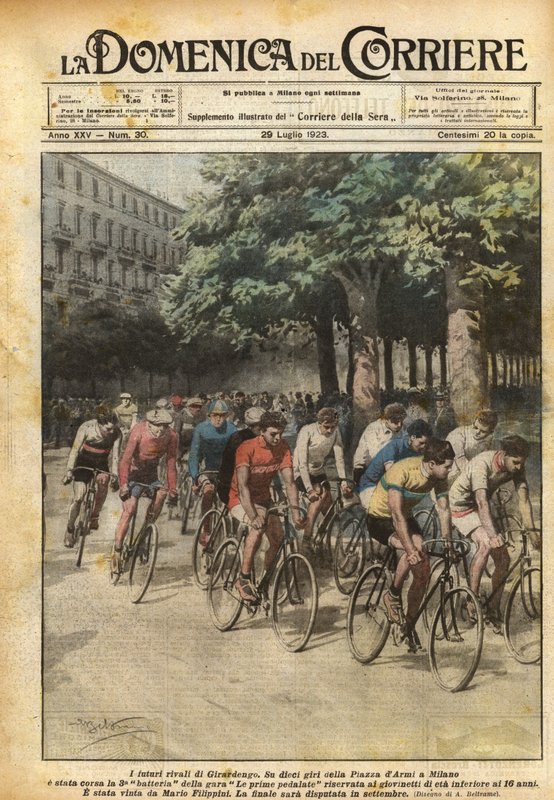 I futuri rivali di Girardengo da Achille Beltrame