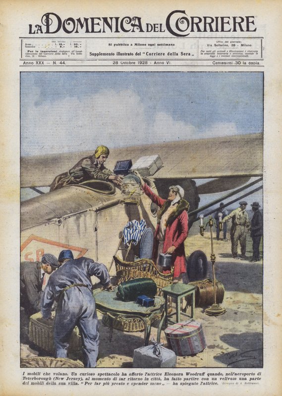 I mobili che volano da Achille Beltrame
