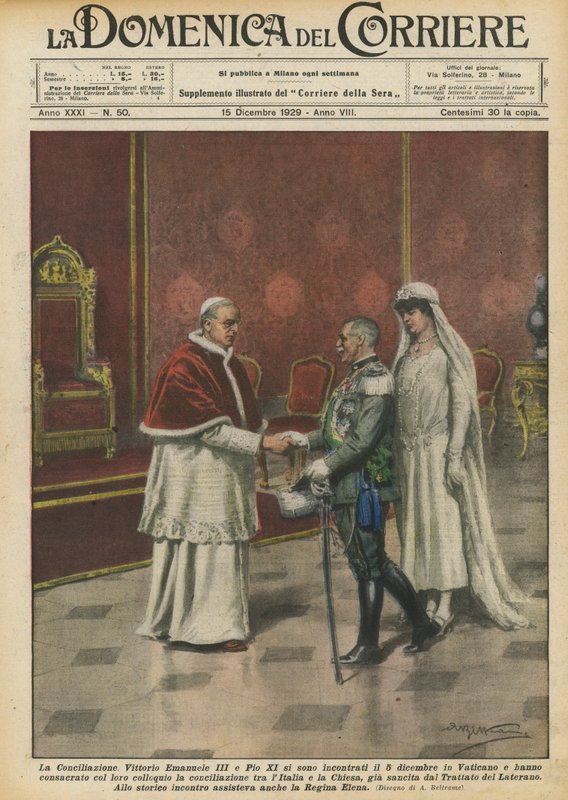 La Conciliazione da Achille Beltrame