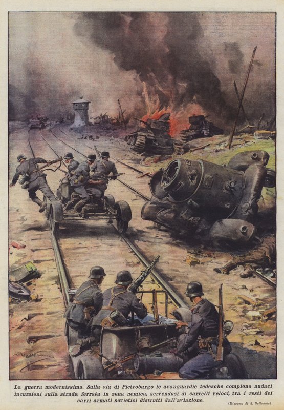 La guerra modernissima da Achille Beltrame