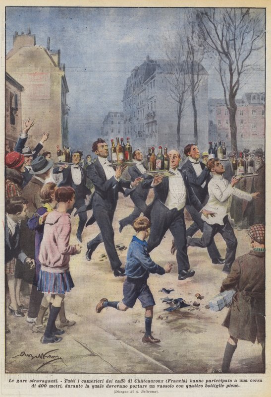 Le gare stravaganti da Achille Beltrame