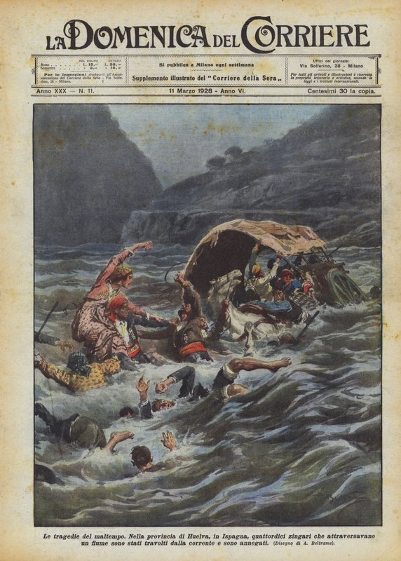 Le tragedie del maltempo da Achille Beltrame