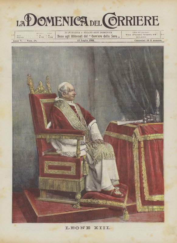 Leone XIII da Achille Beltrame