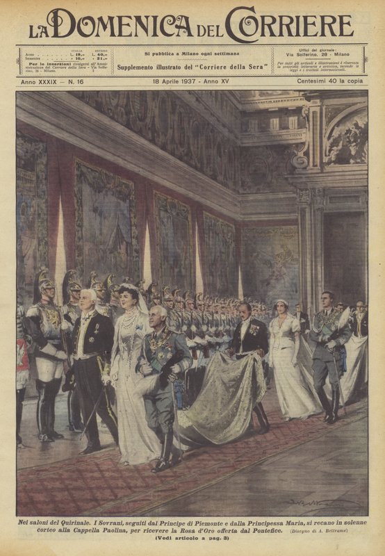 Nei saloni del Quirinale da Achille Beltrame