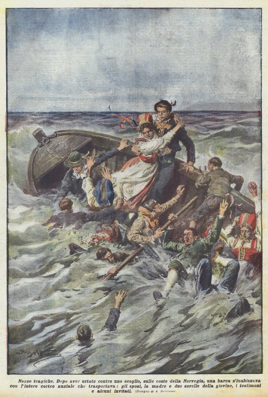 Nozze tragiche da Achille Beltrame