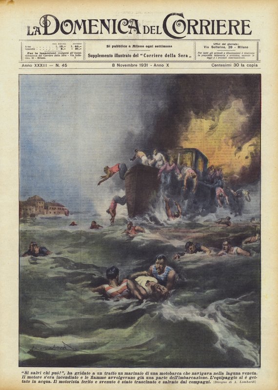 Si salvi chi può! da Achille Beltrame