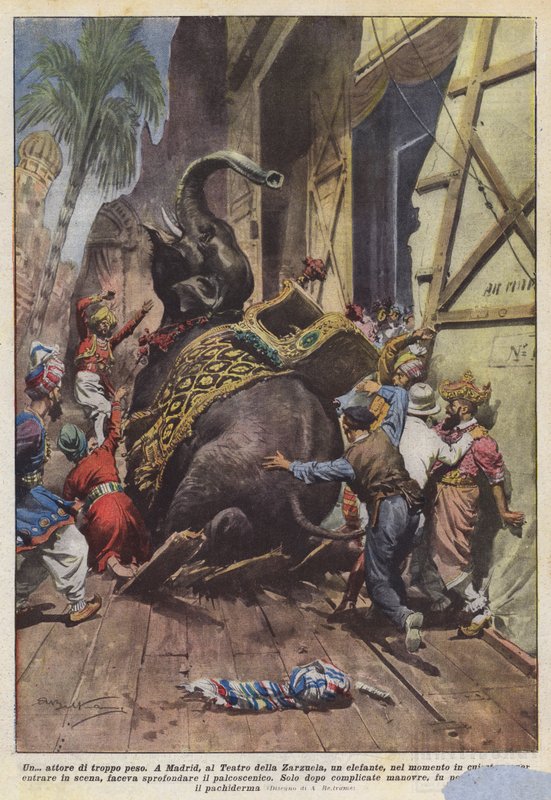 Un attore di troppo peso da Achille Beltrame