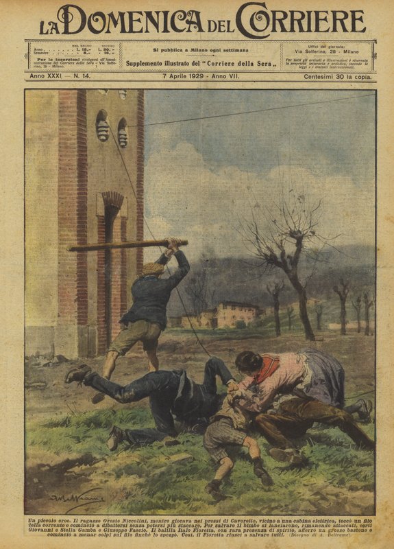 Un piccolo eroe da Achille Beltrame