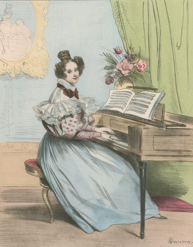 7 ore di sera da Achille Devéria