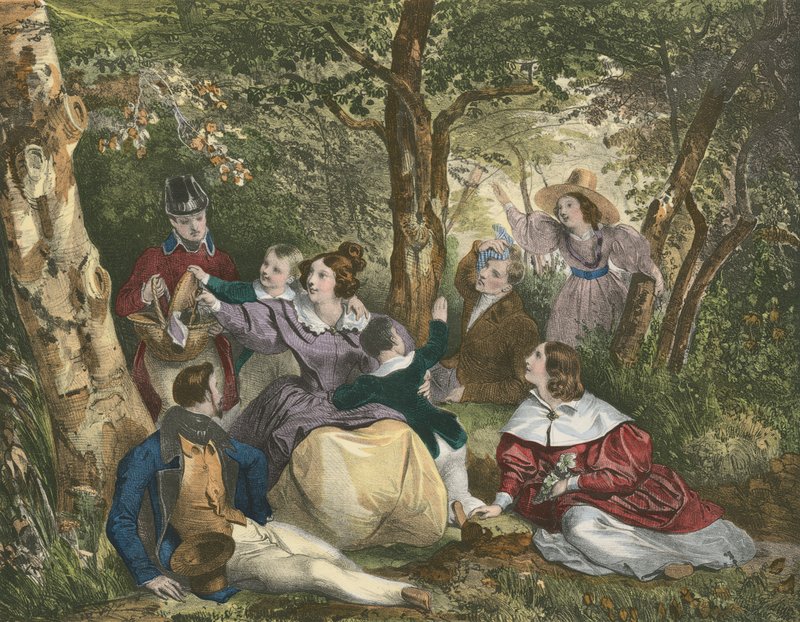 La gita in campagna da Achille Devéria