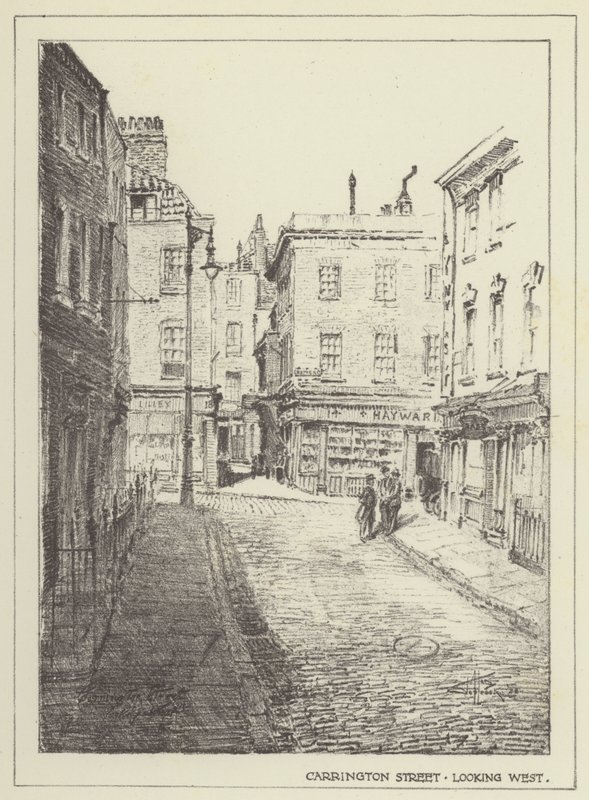Carrington Street, guardando a ovest da Alan Stapleton