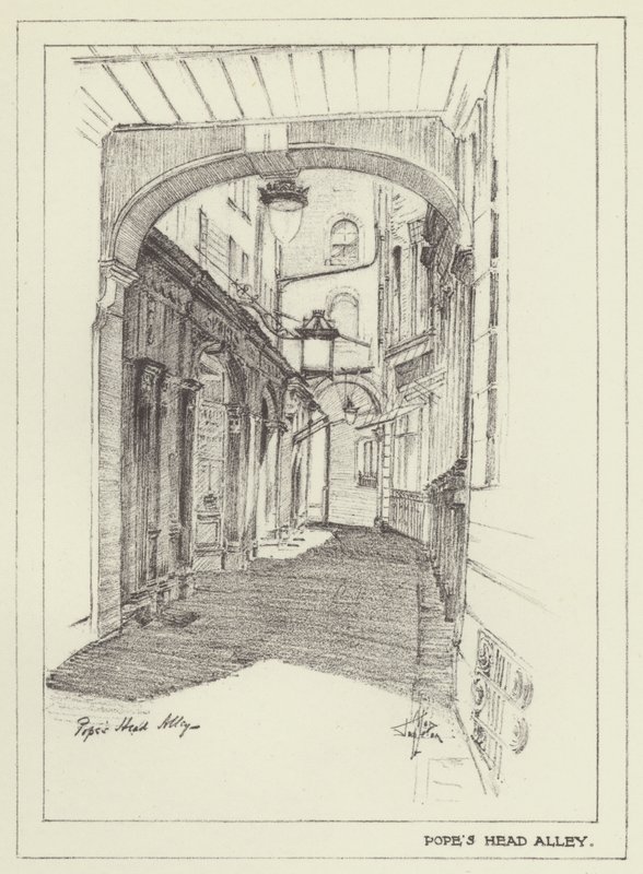 Popes Head Alley da Alan Stapleton
