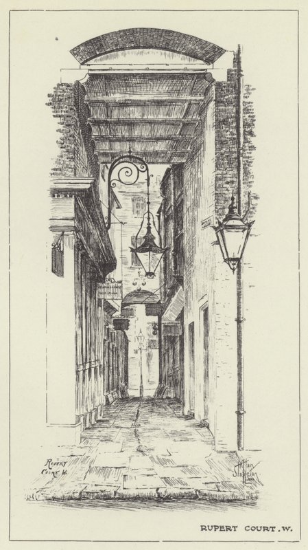Rupert Court, ovest da Alan Stapleton