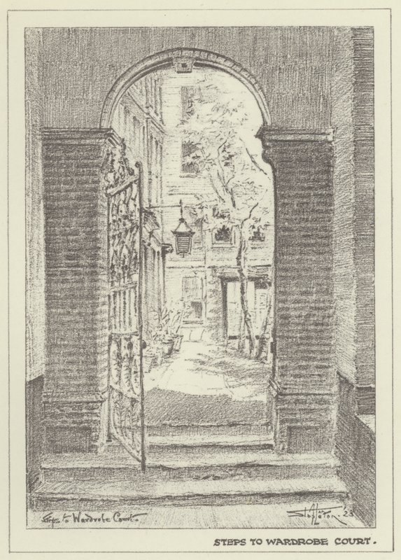 Scalini per Wardrobe Court da Alan Stapleton