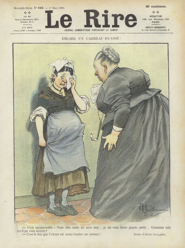 Illustrazione per Le Rire da Albert Guillaume