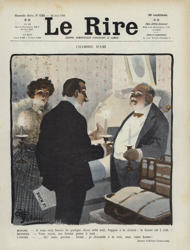 Illustrazione per Le Rire da Albert Guillaume