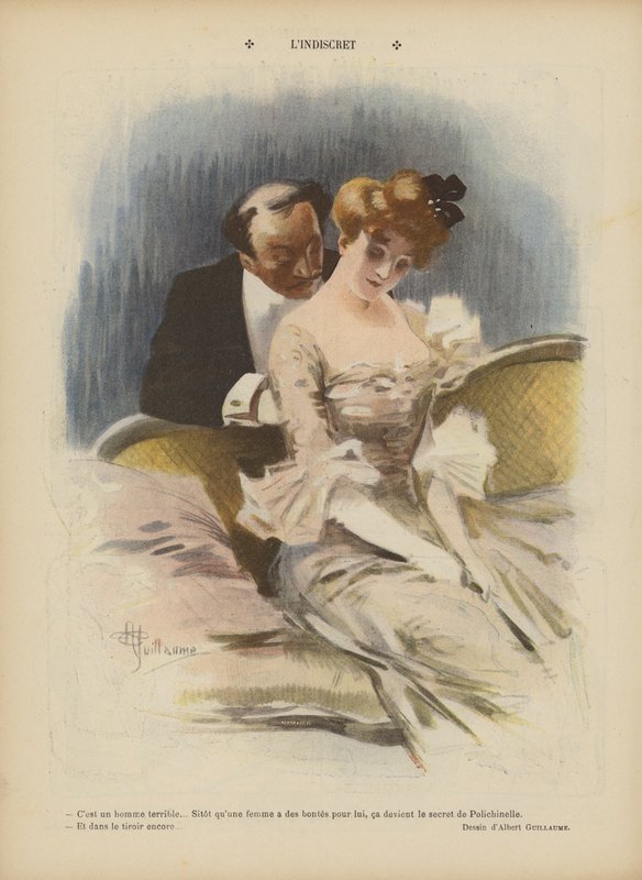 Illustrazione per Le Rire da Albert Guillaume