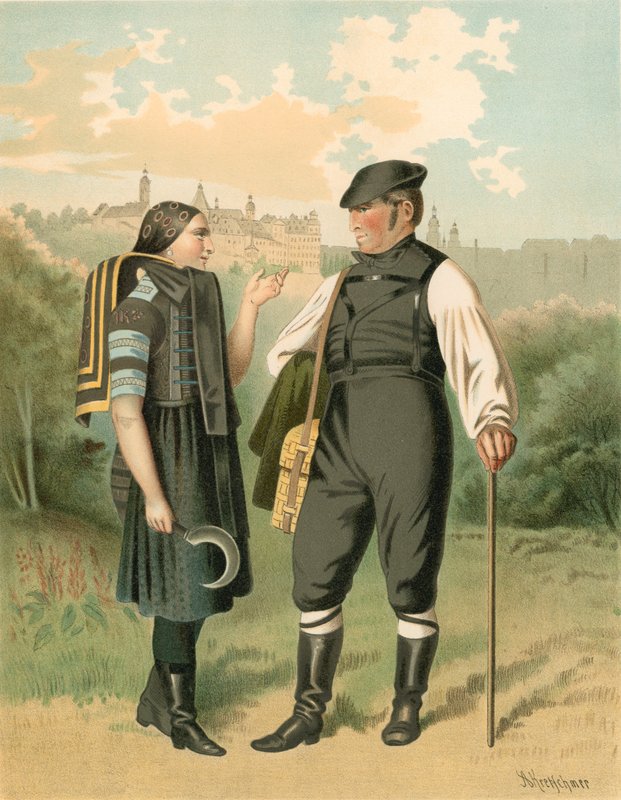 Costume tedesco, Allenburg da Albert Kretschmer
