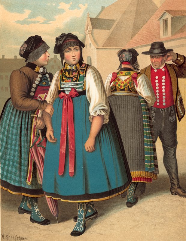 Costume tedesco, Bayern, Dachau da Albert Kretschmer
