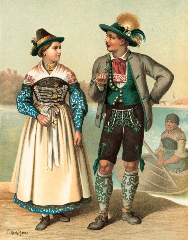 Costume tedesco, Bayern, Schliersee da Albert Kretschmer