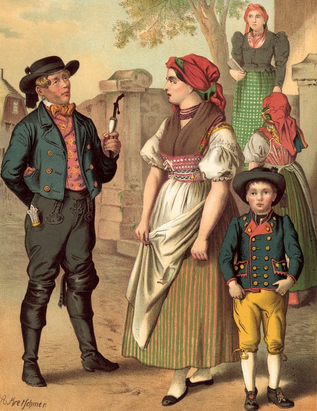 Costume tedesco, Bohmen, Hayd da Albert Kretschmer