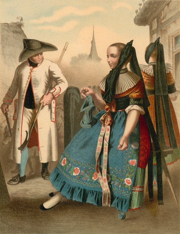 Costume tedesco, Braunschweig da Albert Kretschmer