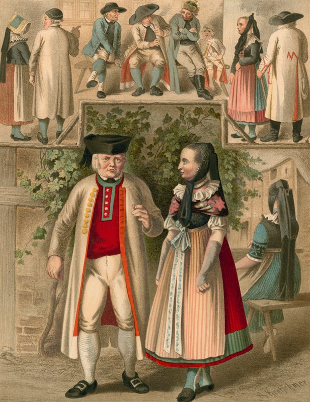 Costume tedesco, Braunschweig da Albert Kretschmer