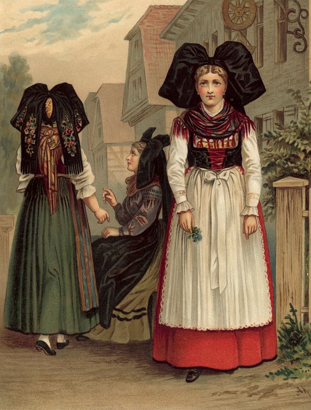 Costume tedesco, Elsass Geispolsheim da Albert Kretschmer