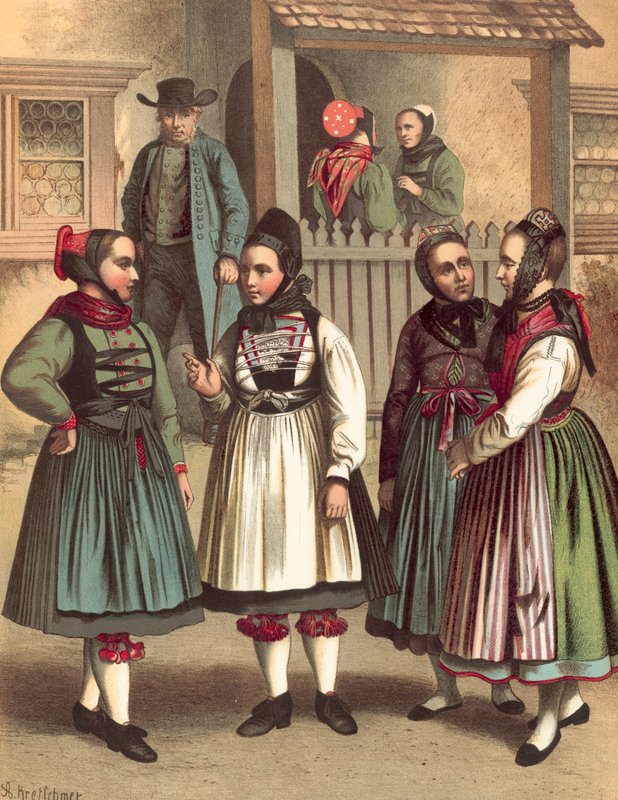 Costume tedesco, Granducato d