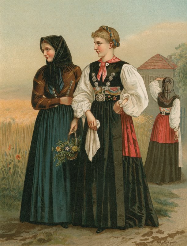 Costume tedesco, Holstein, Probstei da Albert Kretschmer
