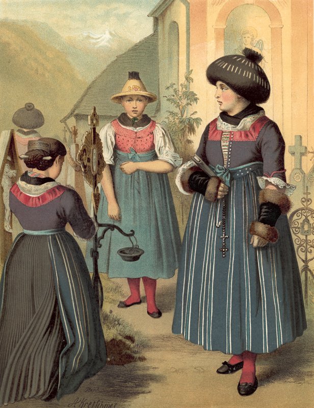 Costume tedesco, Tirolo, Passeyer da Albert Kretschmer