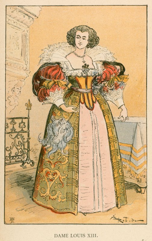 Dama Luigi XIII da Albert Robida