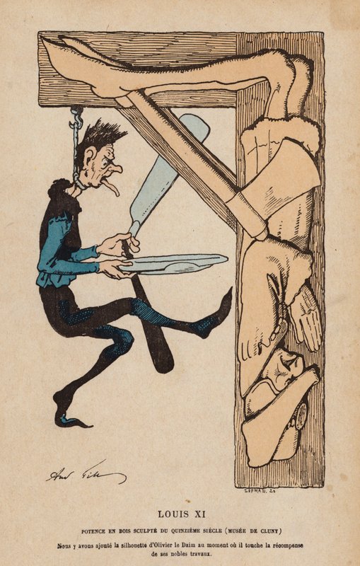 Luigi XI, Re di Francia da Albert Robida