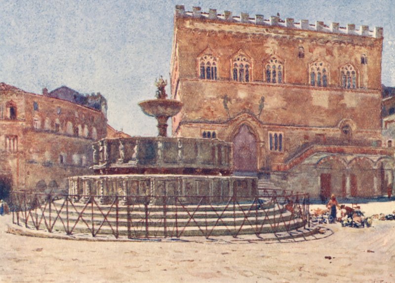 Piazza S Lorenzo, Perugia da Alberto Pisa