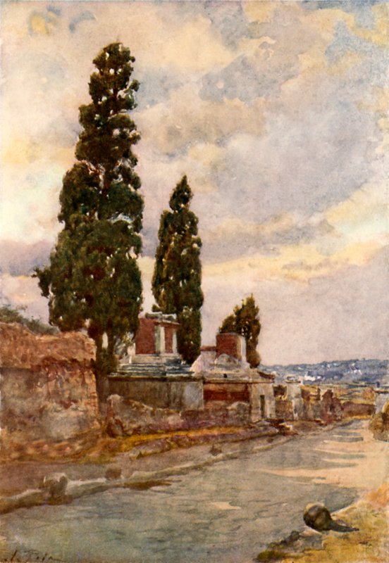 La strada delle tombe da Alberto Pisa