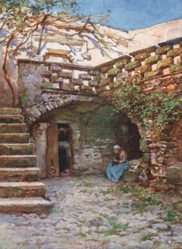 Cortile a Monte San Giuliano da Alberto Pisa