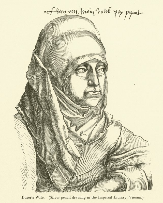Moglie di Albrecht Dürer da Albrecht Dürer