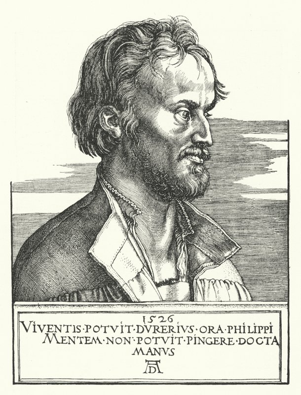 Philipp Melanchthon, riformatore luterano tedesco da Albrecht Dürer