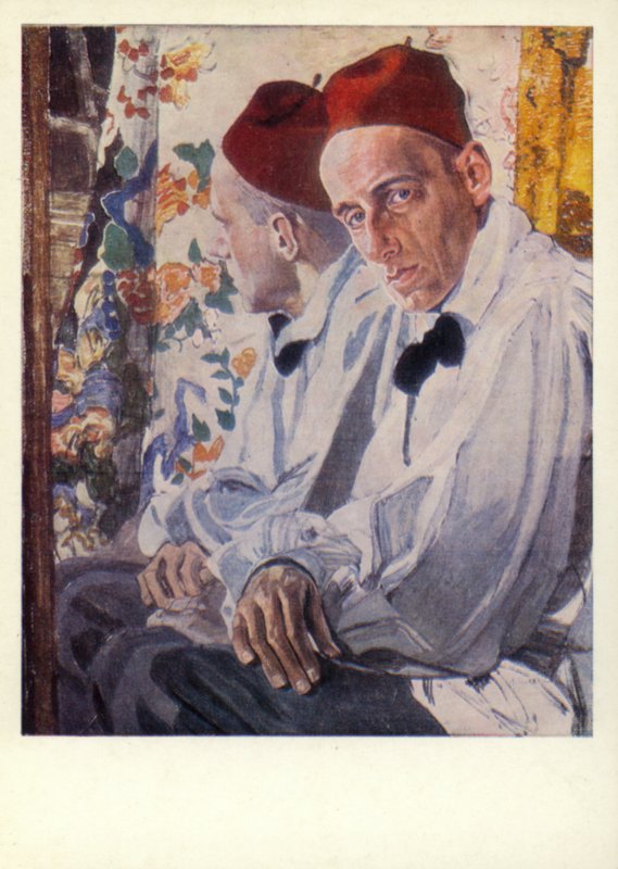 Vsevolod Meyerhold, attore russo da Aleksandr Jakovlevic Golovin