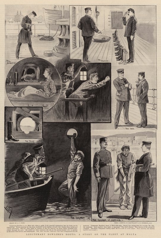 Gli Stivali del Tenente Bowline, una Storia della Flotta a Malta da Alexander Stuart Boyd