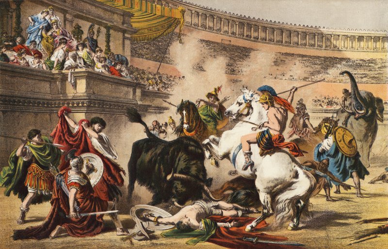 Una corrida romana da Alexander von after Wagner