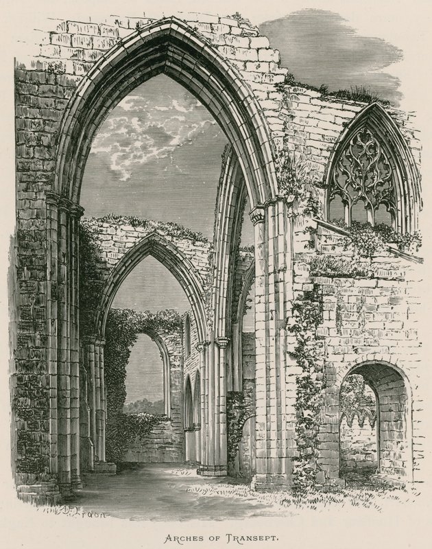 Bolton Priory, Archi del transetto da Alexander Francis Lydon