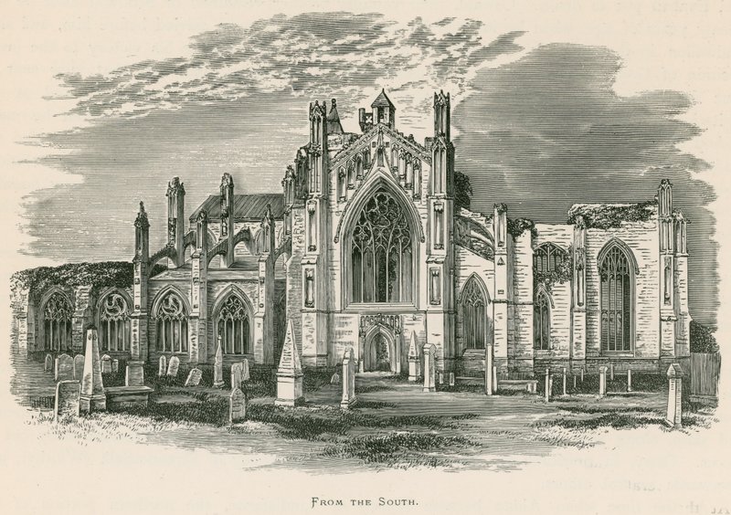 Abbazia di Melrose, dal Sud da Alexander Francis Lydon