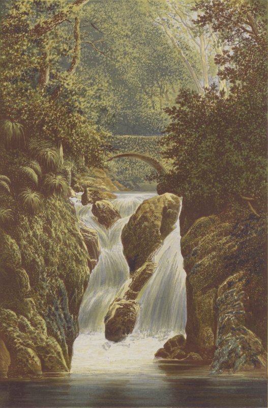 Rydal, cascata inferiore da Alexander Francis Lydon