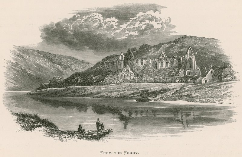 Abbazia di Tintern, dal traghetto da Alexander Francis Lydon