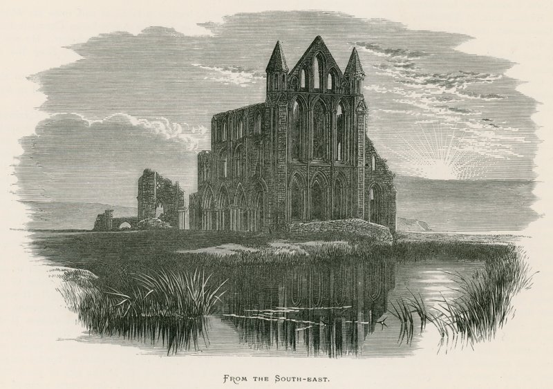 Abbazia di Whitby, dal sud-est da Alexander Francis Lydon