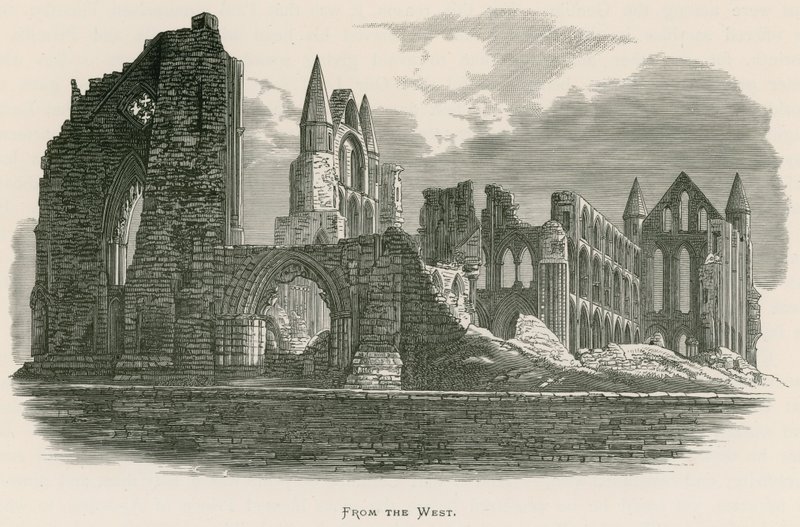 Abbazia di Whitby, da Ovest da Alexander Francis Lydon