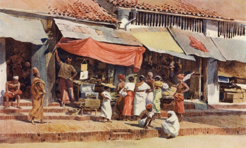 Una Scena di Strada a Kandy da Alexander Henry Hallam Murray