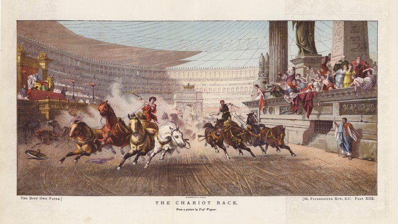 La corsa delle bighe da Alexander von Wagner