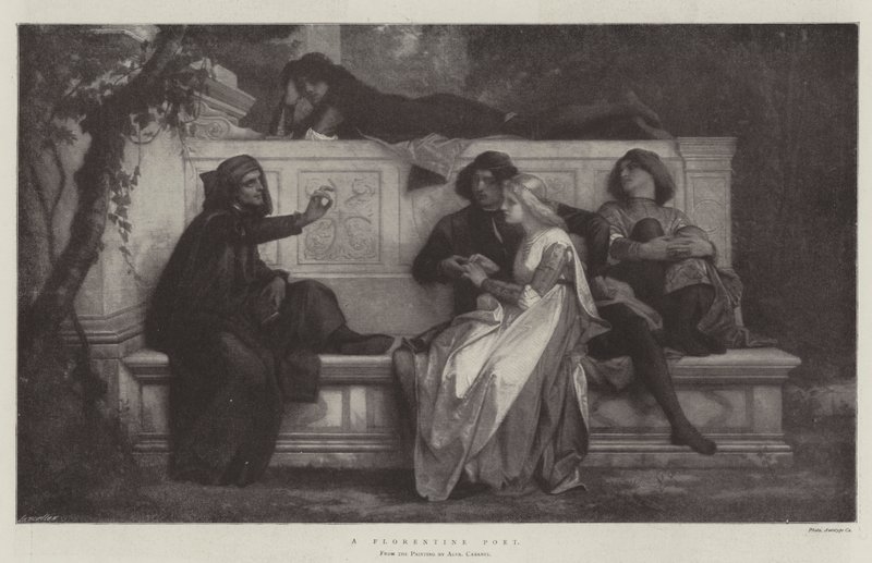 Un poeta fiorentino da Alexandre Cabanel